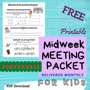 Reuniões de Semana para Crianças