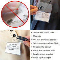 Magnetic Pocket Badge Holder