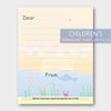 (Digital) Printable Stationery Paper - Sea E. Dear From Skip-A-Line Ruled Cassia PDF peglala-com.myshopify.com PEGlala.com