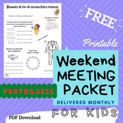 Reuniões de fim de semana para crianças