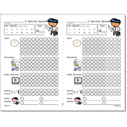 (Digital) Service Record for Children (Boy)