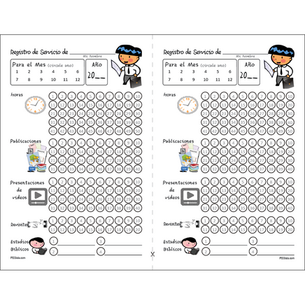 (Digital) Service Record for Children (Boy)