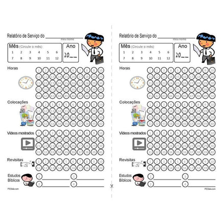 (Digital) Service Record for Children (Boy)