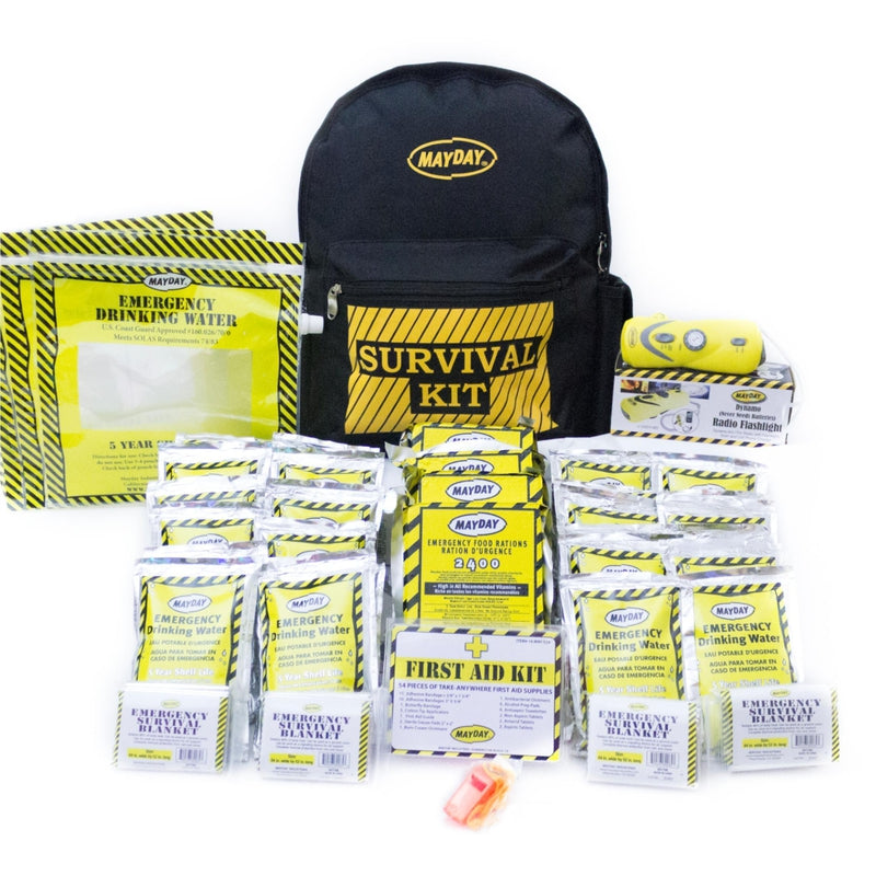 Mayday survival kit backpack sale