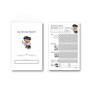 Service Record Booklet for Boys