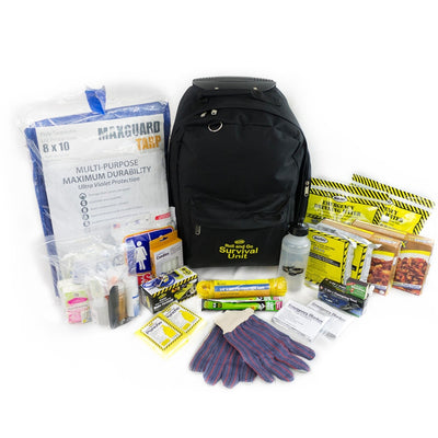 Survival Backpack Kit on Wheels (2 Person)